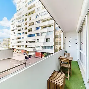  Appartement Atypical With Balcony & Interior Stairs