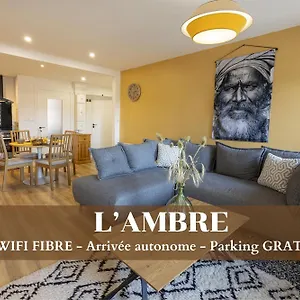  Appartement L'ambre - 1 A 4p - Wifi Fibre - Parking Gratuit